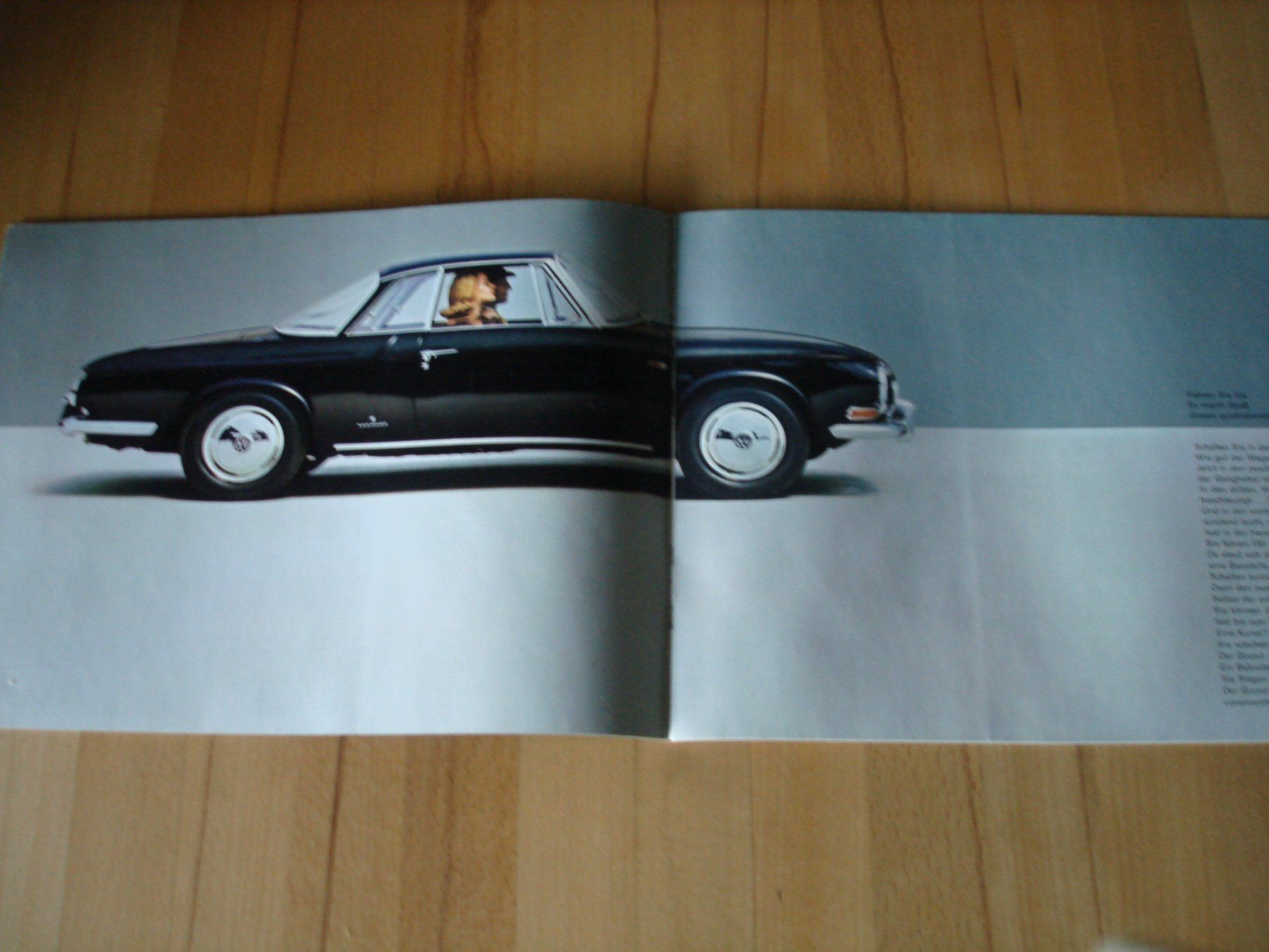 VW Documenti: VW Ghia Karmann 1500 Prospekt – Usato da Gossau ZH venduto da Crfurrer 1