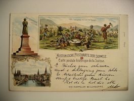 farbige LithoAK  CHAPPELER MILCHSUPPE