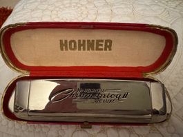 🌻Hohner Chromonica II DeLuxe Mundharmonika, Top Zustand!