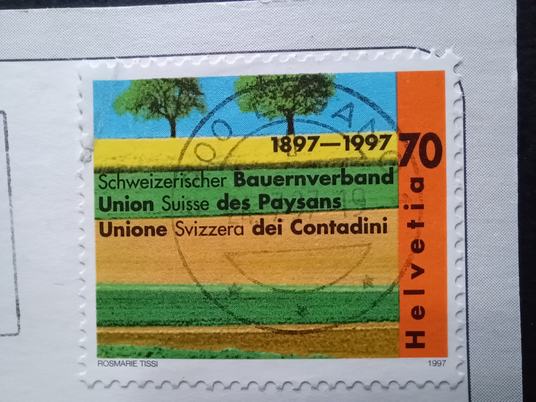 Cartoline postali: TI, Morcote,  1997, Stempel Lugano – Usato da Aarau Rohr venduto da mgvw 5