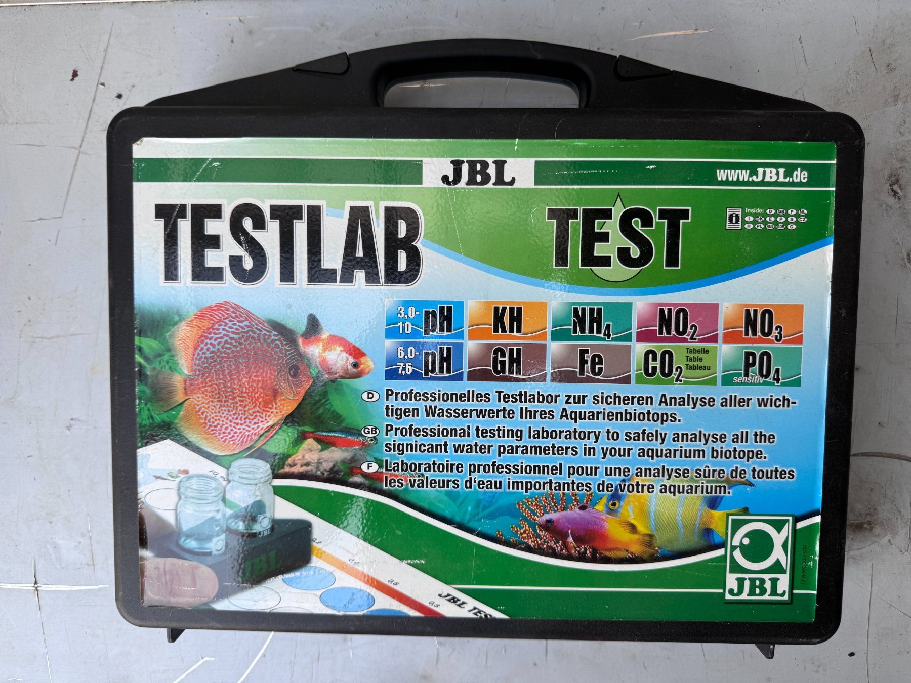 Misurare: JBL Testlab Testkoffer - Süsswasser-Aquarium – Usato da Laufen venduto da Eaglefly87