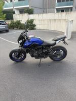 Yamaha MT-07 2021 bleu 12639 km bon état