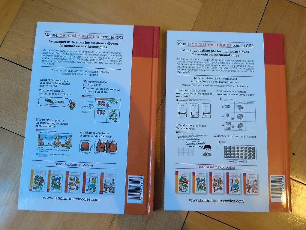 Libri: Manuel mathématiques méthode Singapour – Usato da La Chaux-de-Fonds venduto da Mcleonita 1