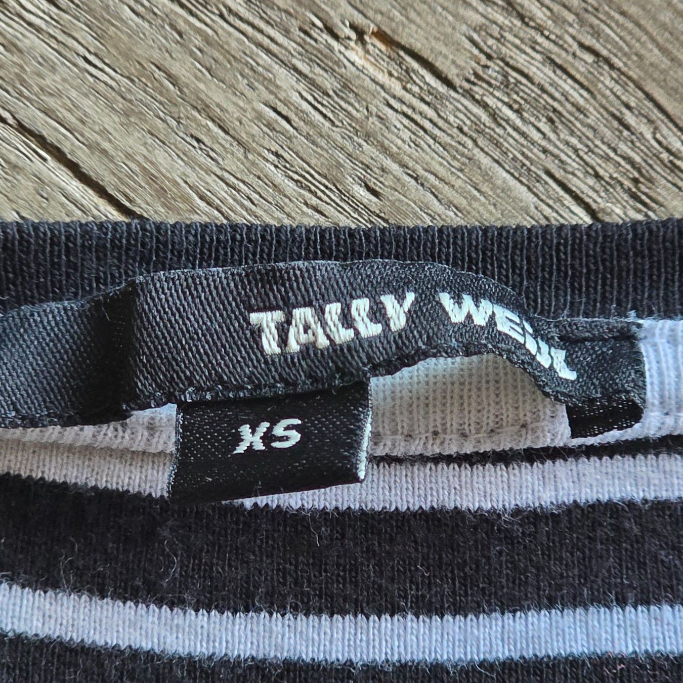 Maglioni & Felpe: 🐸 TALLY WEIJL BASIC PULLOVER XS GESTREIFT BLAU WEISS – Usato da Môtier (Vully) venduto da Frogs 6