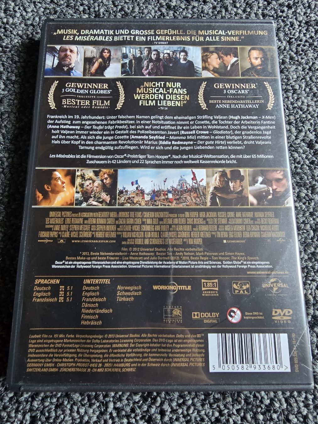 Tutti i DVDs: DVD Les Misérables (23307) – Usato da Ruswil venduto da jan_bxl5 1