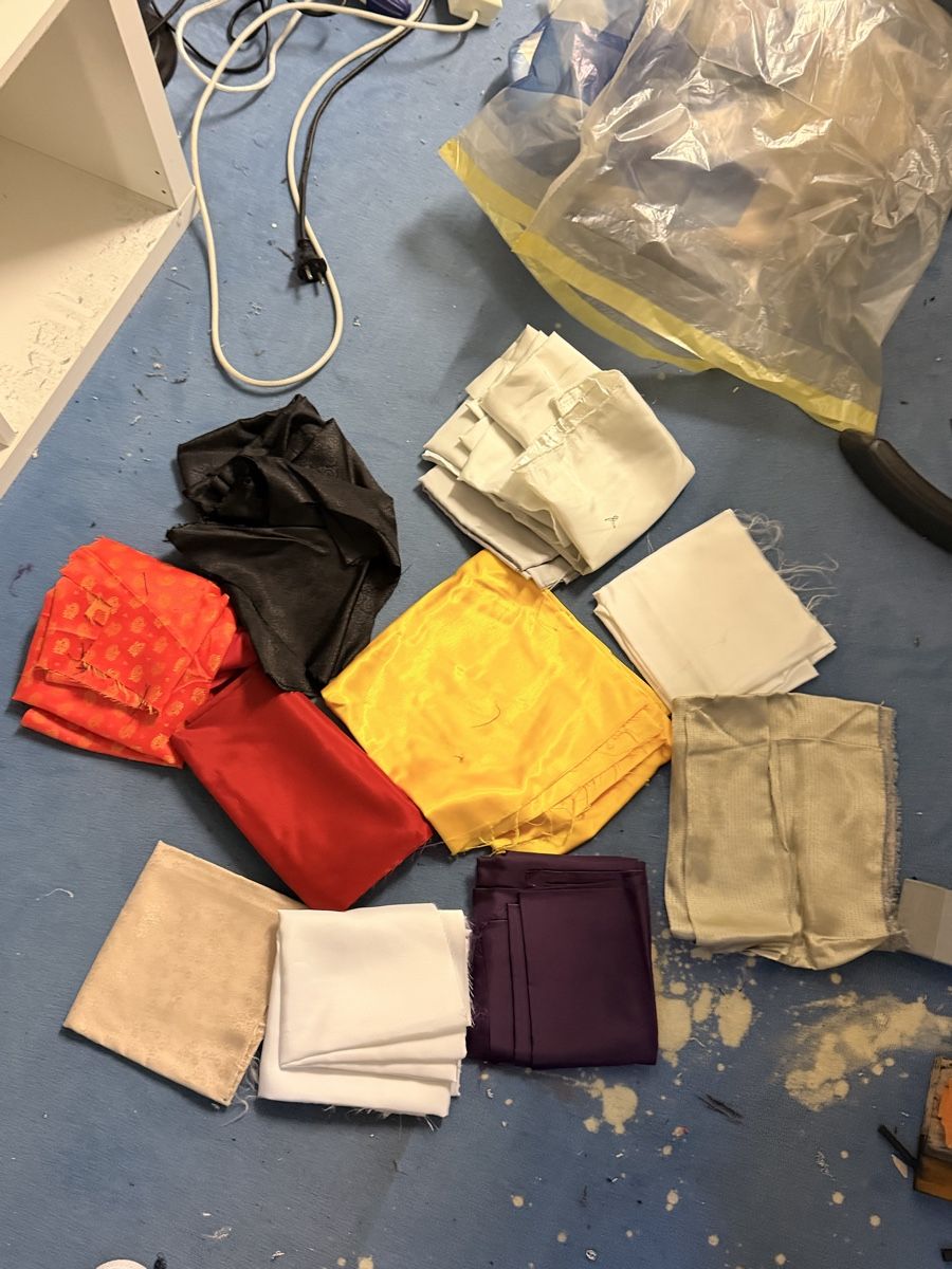 Stoffe: Diverse Seide und Polyester Stoffe  – Gebraucht aus Gockhausen von max_t9mh 1