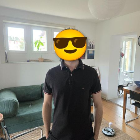 Polo Tommy Hilfiger Noir Homme - Taille M - État Impeccable