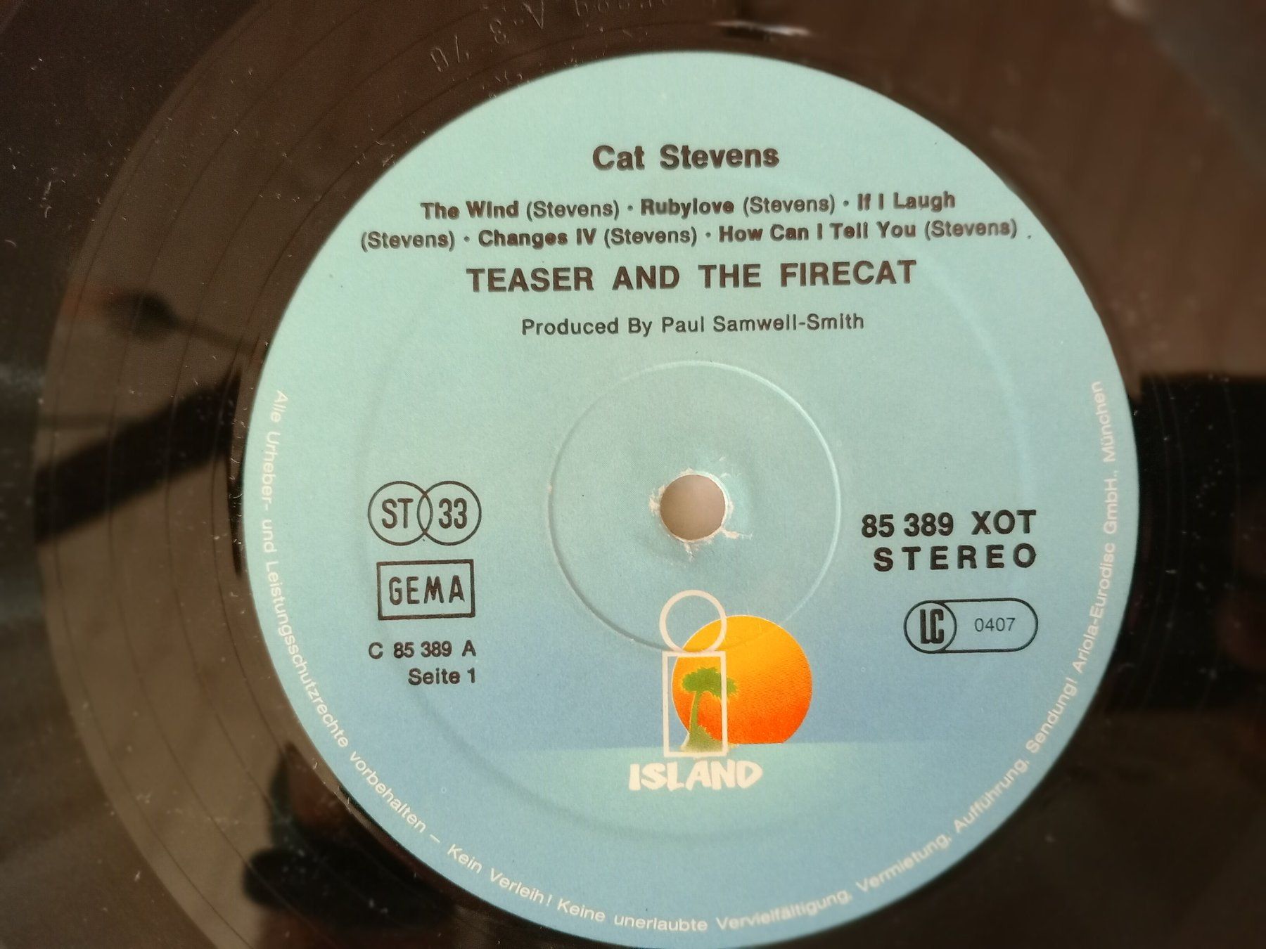 Dischi in vinile: Cat Stevens - Teaser and the Firecat, LP, TOP – Usato da Waldenburg venduto da STICKER_KING 7