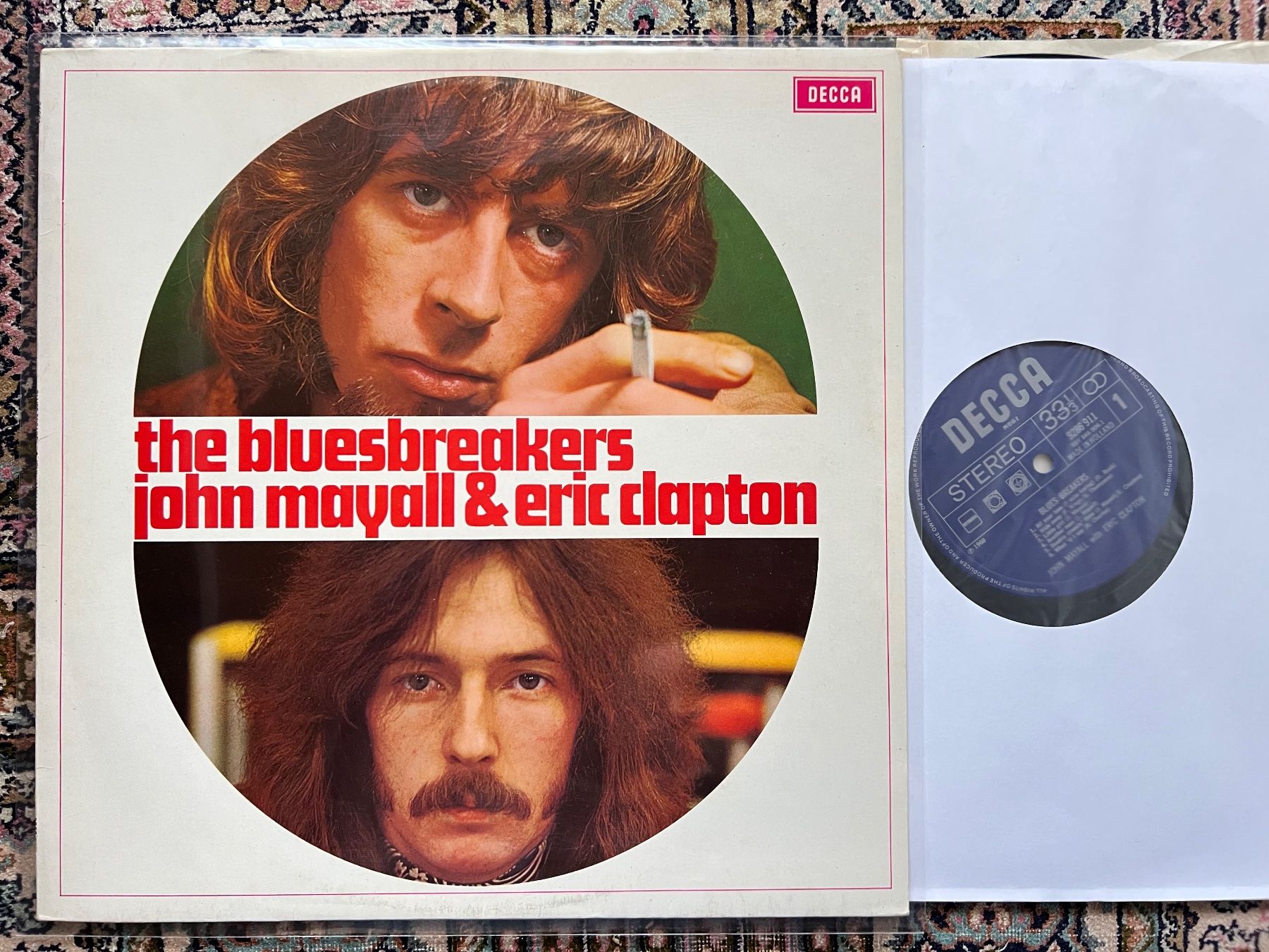 Schallplatten: John Mayall With Eric Clapton – Blues Breakers  LP GEWASCHEN – Gebraucht aus Unterseen von vinylmore
