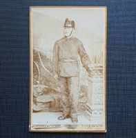 Antikes ARTILLERIE Foto MILITÄR um 1880