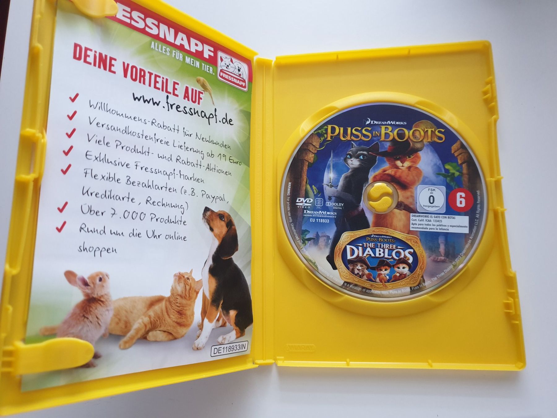 Tutti i DVDs: Der Gestiefelte Kater DVD – Usato da Zürich venduto da pau_y8mv 4