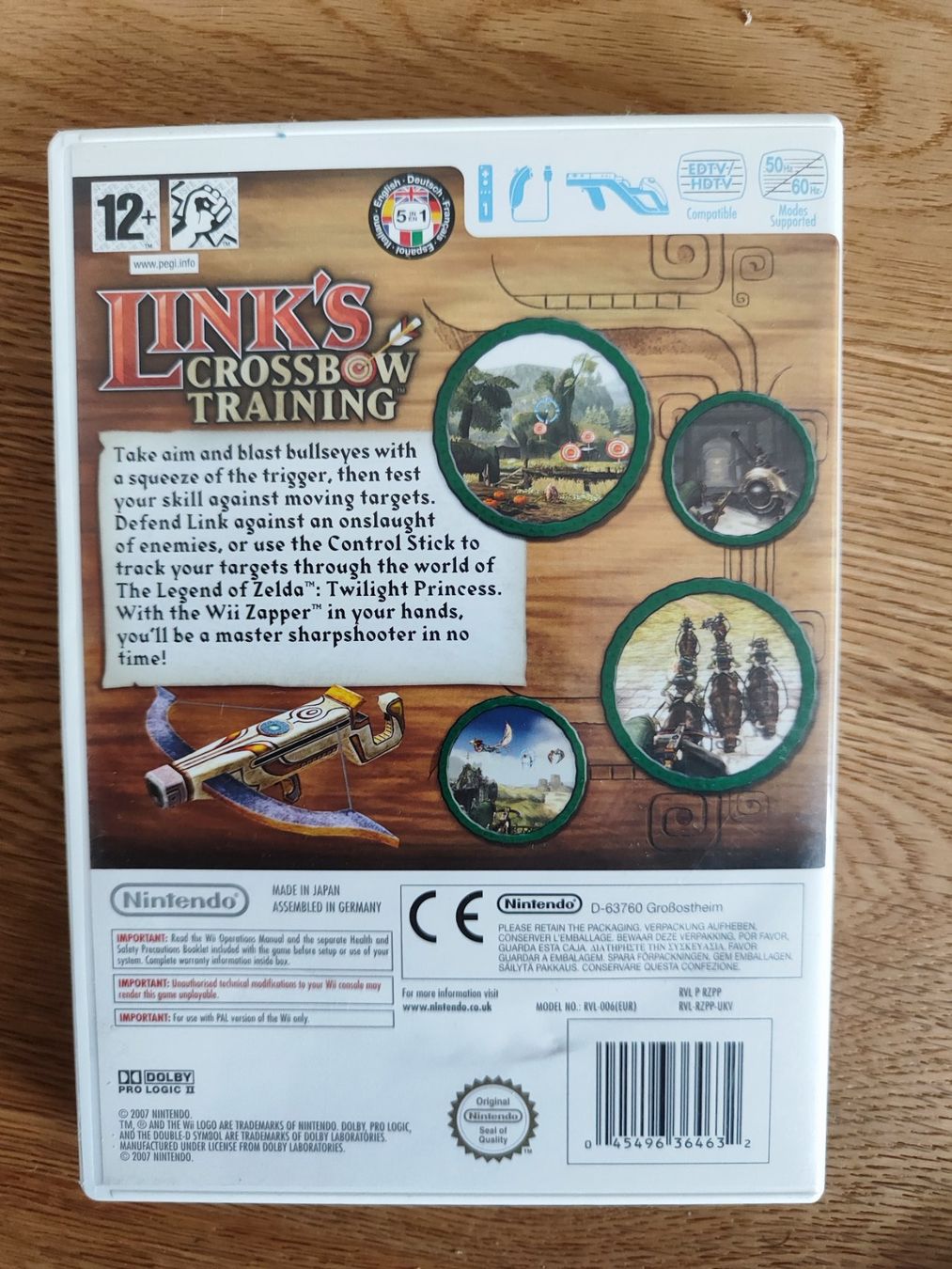 Nintendo Giochi: Nintendo Wii Spiel: Link's Crossbow Training mit Zapper – Usato da Meierskappel venduto da Gimgim 1