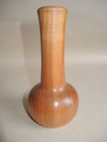 Holzvase mit Glaseinsatz - Unikat! Vase Holz gedrechselt