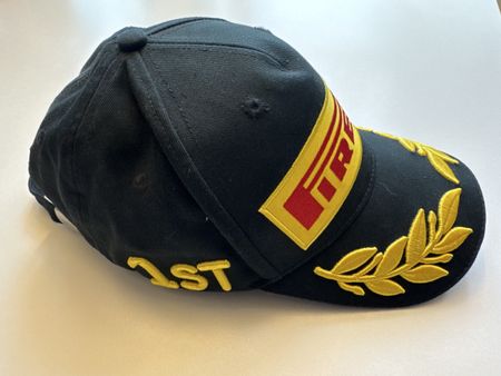 Pirelli F1 Podium Cap, Neu mit Etikett,Schwarz