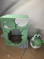 Lampada Yoshi con personaggio separato, fatta a mano