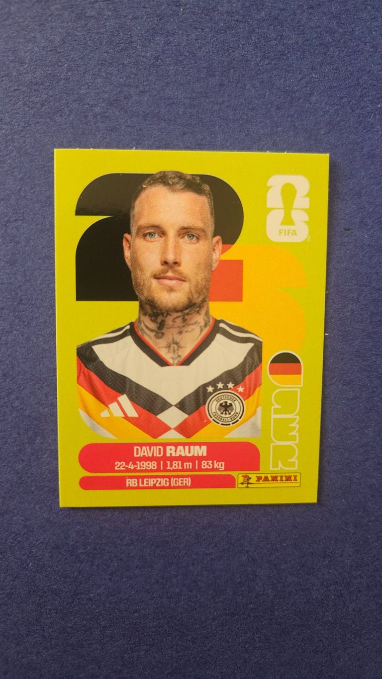 Panini Sammelbilder & Trading cards: David Raum GER 4 Panini Sticker – Gebraucht aus Basel von Berliner89