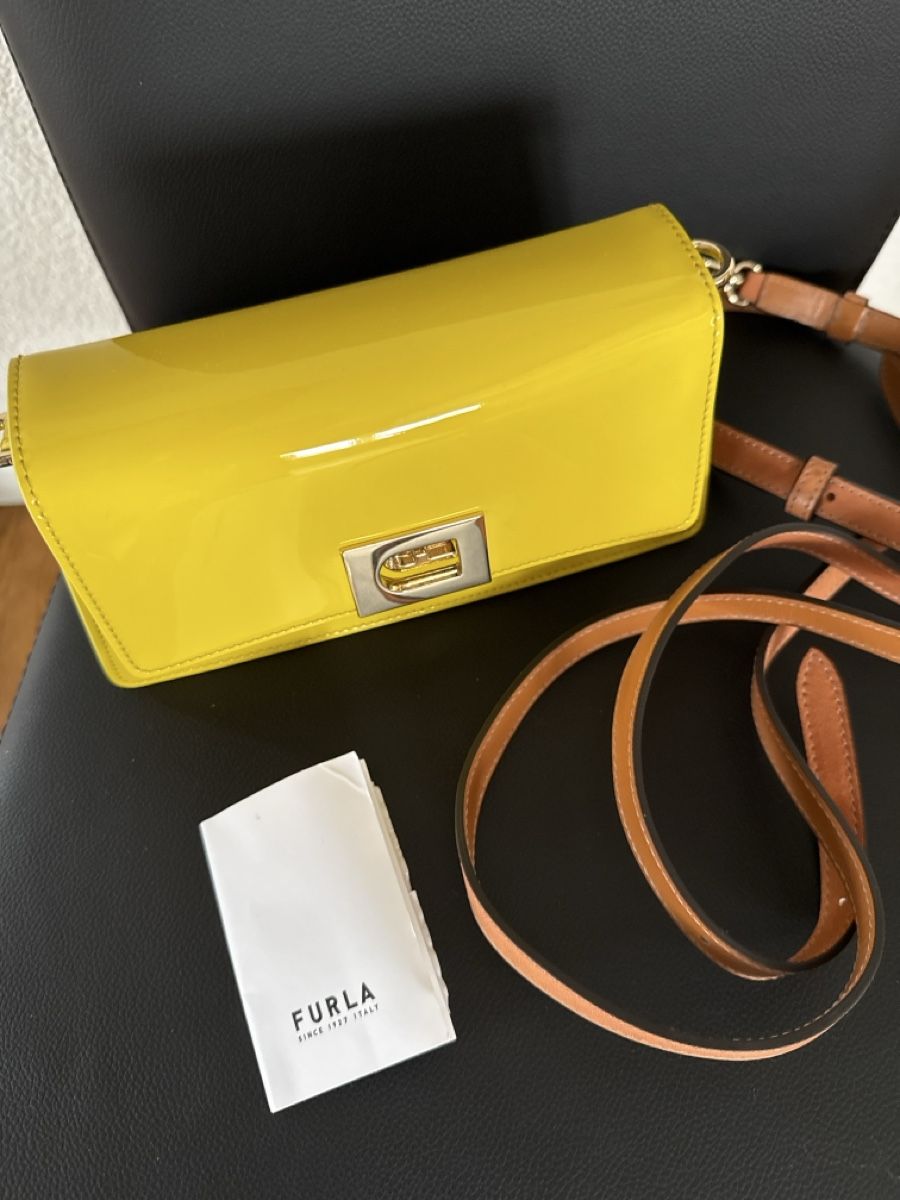 Furla Borse da donna: Furla Gelbe Handtasche – Nuovo e nell'imballaggio originale da Selzach venduto da Adatte02