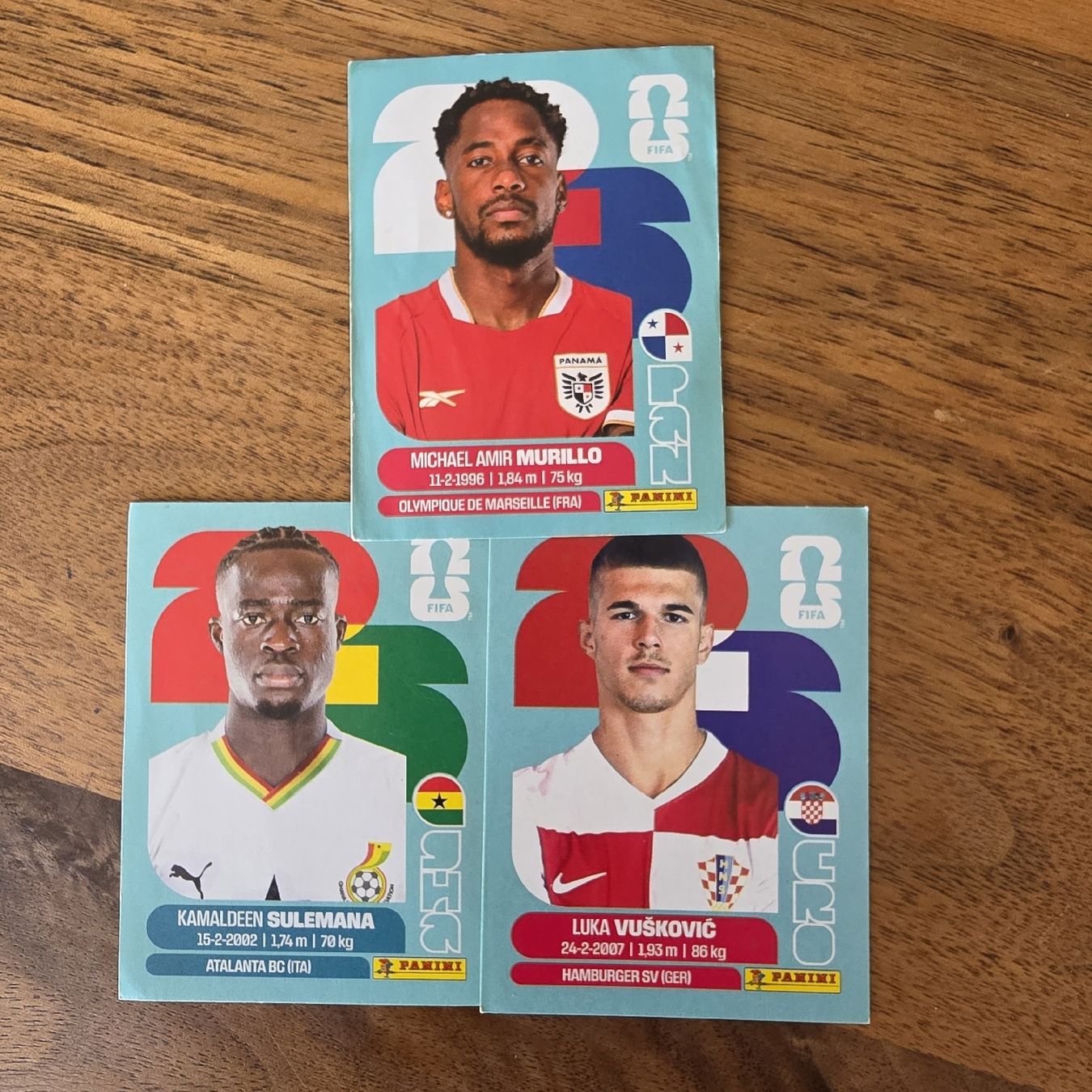 Panini Carte collezionabili: Panini dreier Set CRO6, GHA12 ,PAN6 – Nuovo e nell'imballaggio originale da Buchs AG venduto da LogoParts