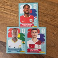 Panini dreier Set CRO6, GHA12 ,PAN6