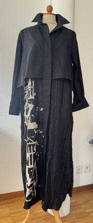 Robe longue noir OZAI N KU originale, taille S, neuf !