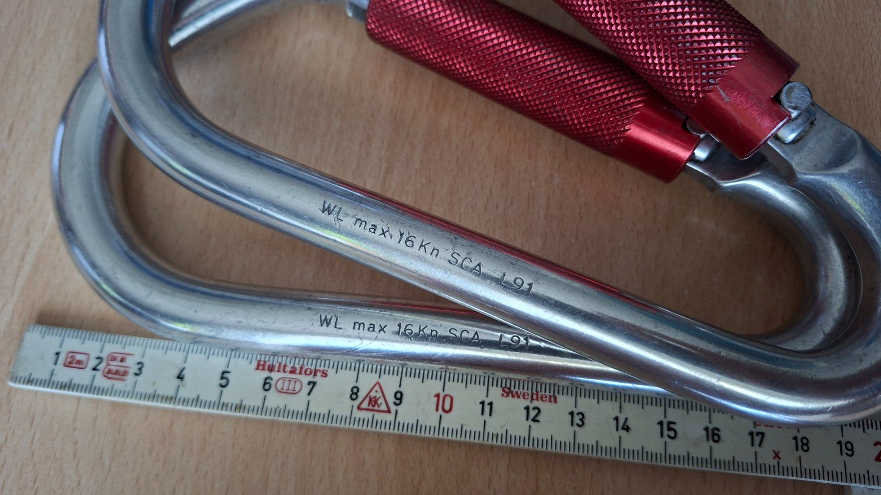 Kletterausrüstungen: Allzweckseil/Arbeitsseil mit Karabiner – Gebraucht aus Adligenswil von RolandoA 2