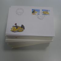 100 FDC's mit Einzelmarken + Sätz - sehr günstig !