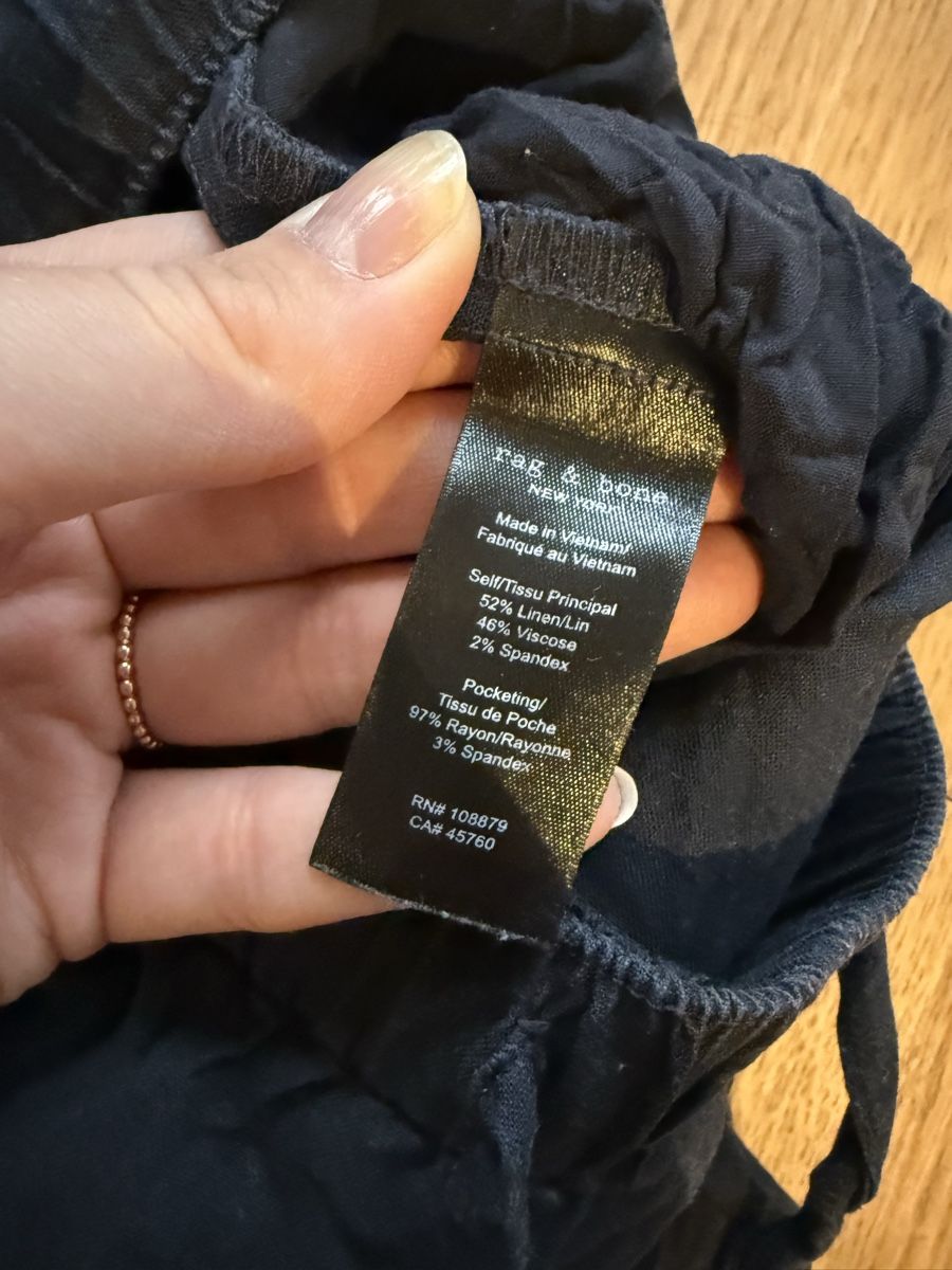 Hosen: Rag & Bone Linen Pants Blue – Gebraucht aus Bottmingen von Itsclaire 2