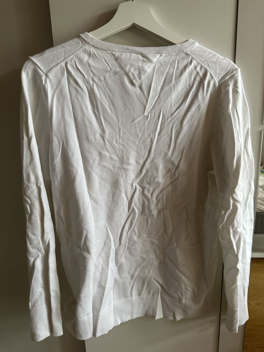 Tommy Hilfiger Maglioni & Felpe: Pullover Gr. L weiss, Tommy Hilfiger – Usato da Münsingen venduto da Secondhand89 3