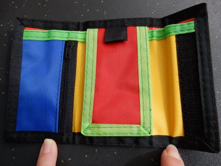 Portemonnaie NEU bunt Reissverschlussfach wasserabweisend
