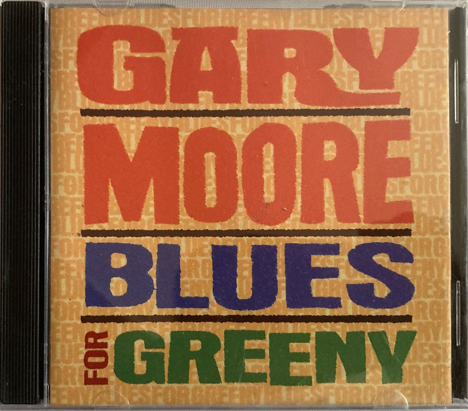 CD: GARY MOORE - BLUES FOR GREENY – Usato da Poliez-Pittet venduto da Newtown-Records