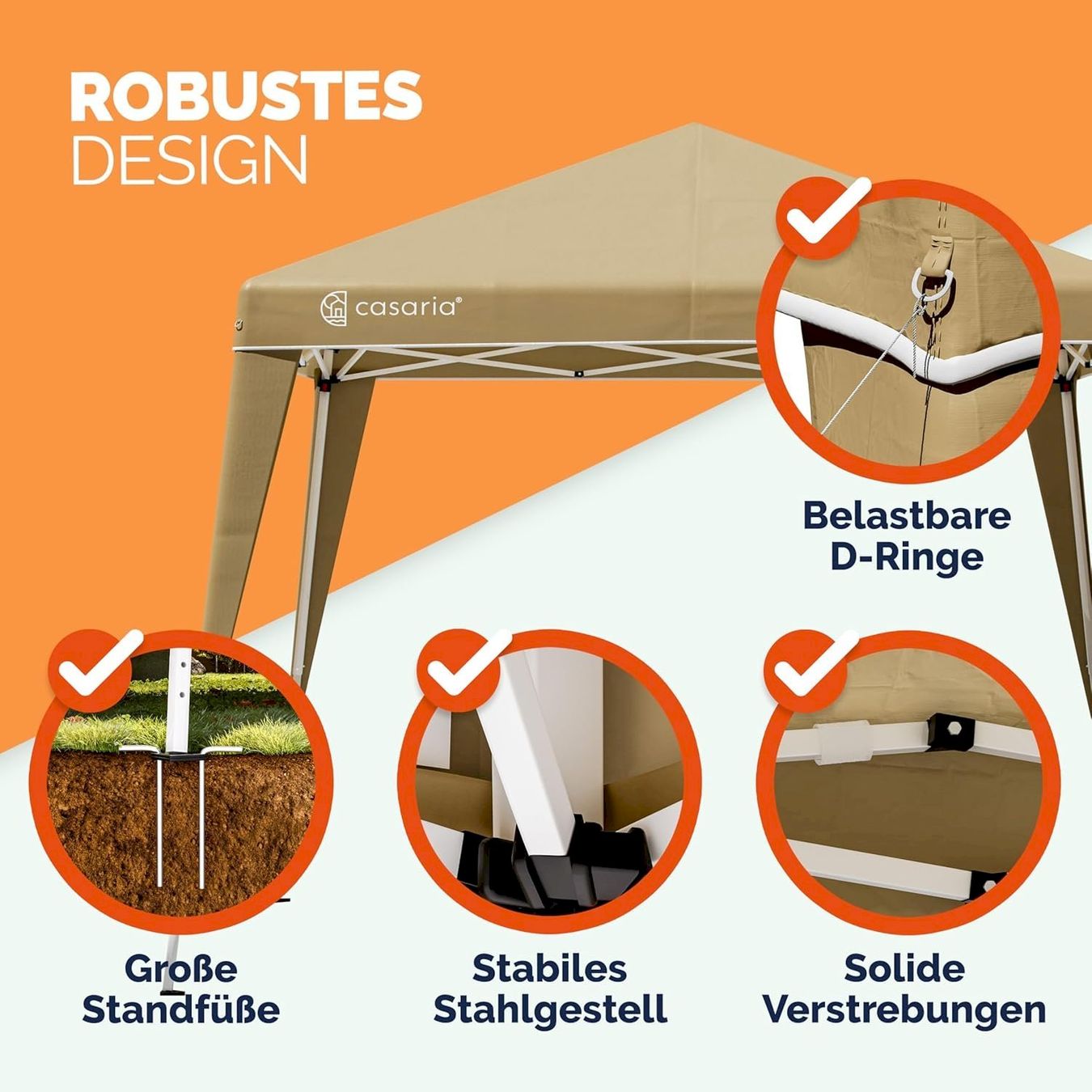 Tende & Padiglioni: Faltpavillon Capri 3x3m + 4 Seitenwänden – Nuovo e nell'imballaggio originale da Bottighofen venduto da zaap 2