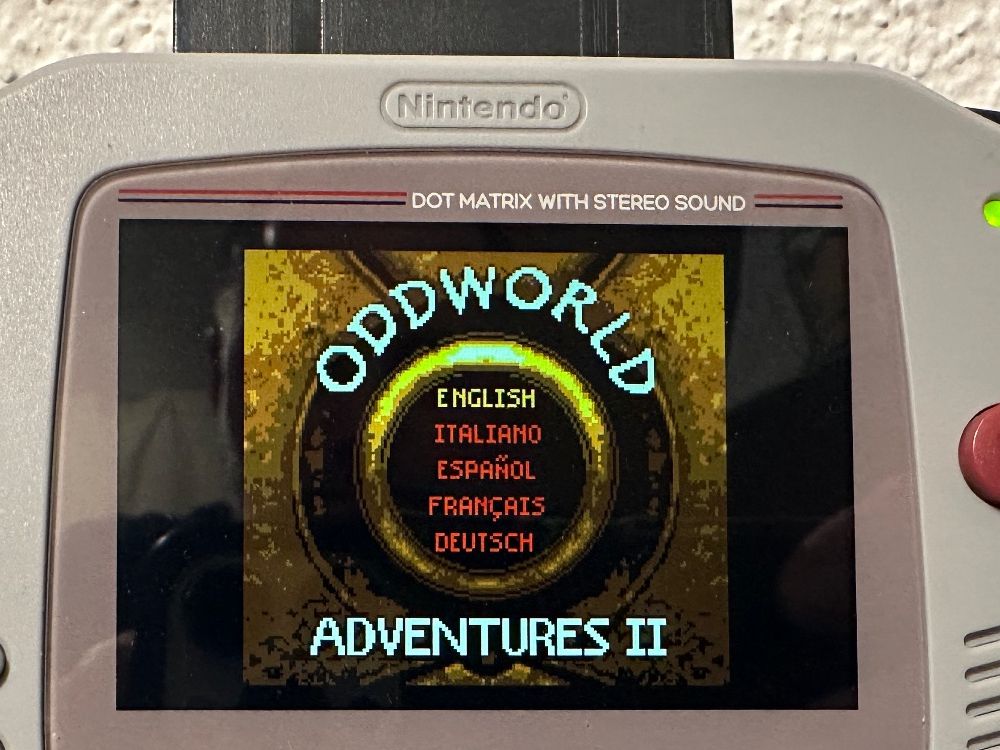 Nintendo Giochi: Game Boy GBC Original Oddworld Adventures II 2 Multilingual – Usato da Kappel SO venduto da MyFunBox 3