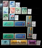 POLOGNE 6 SÉRIES NEUVES** 1955-1962. SPORTS /T103