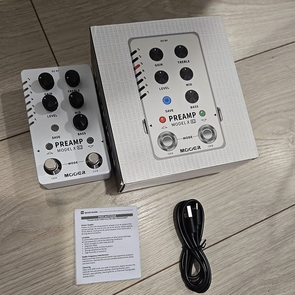 Mooer Amplificatori: Mooer PREAMP MODEL X2-Guitar Pedal – Nuovo (secondo la descrizione) da Biel/Bienne venduto da Sertan 1
