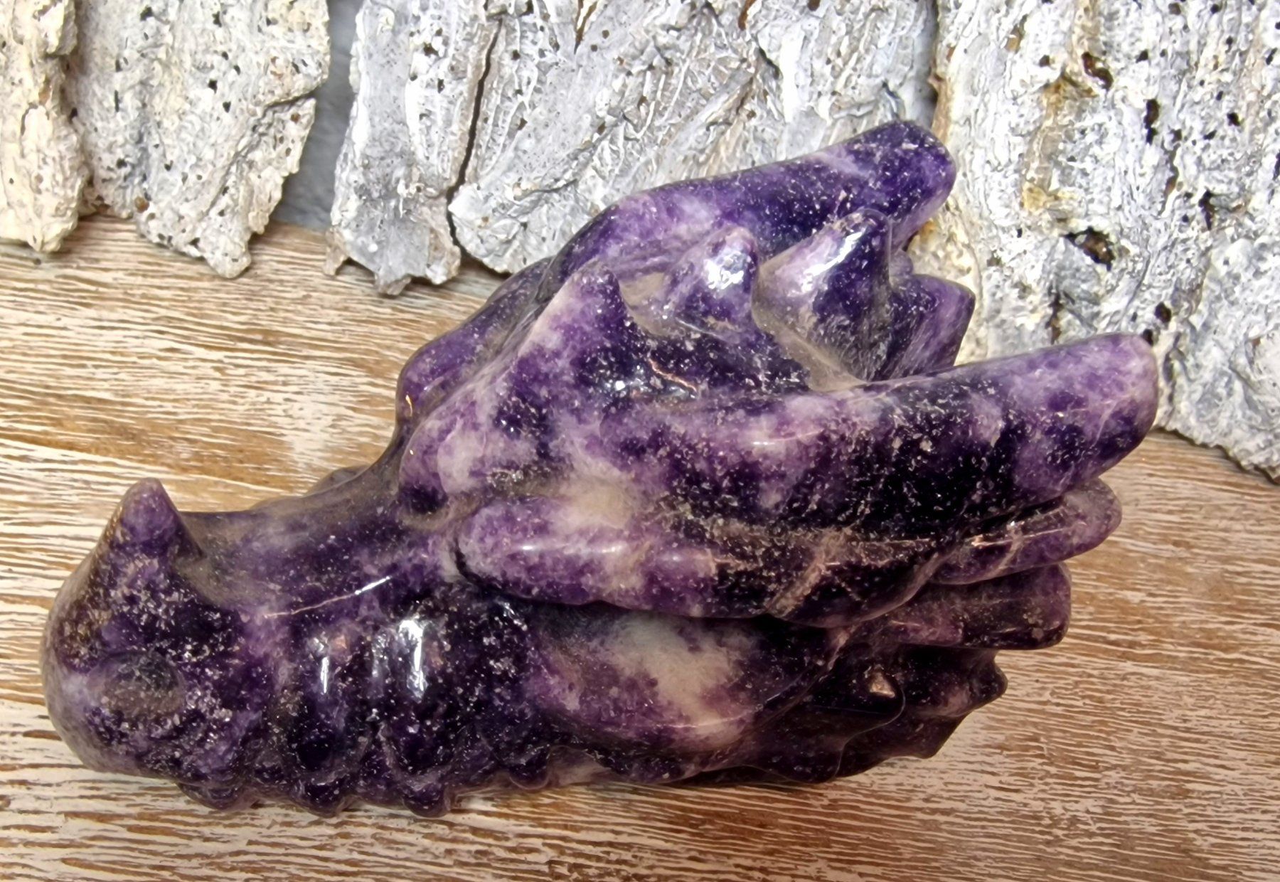 Minerali & Pietre curative: Lepidolit Drachenschädel 590g – Nuovo (secondo la descrizione) da Matzingen venduto da Shay_Crystalz 2