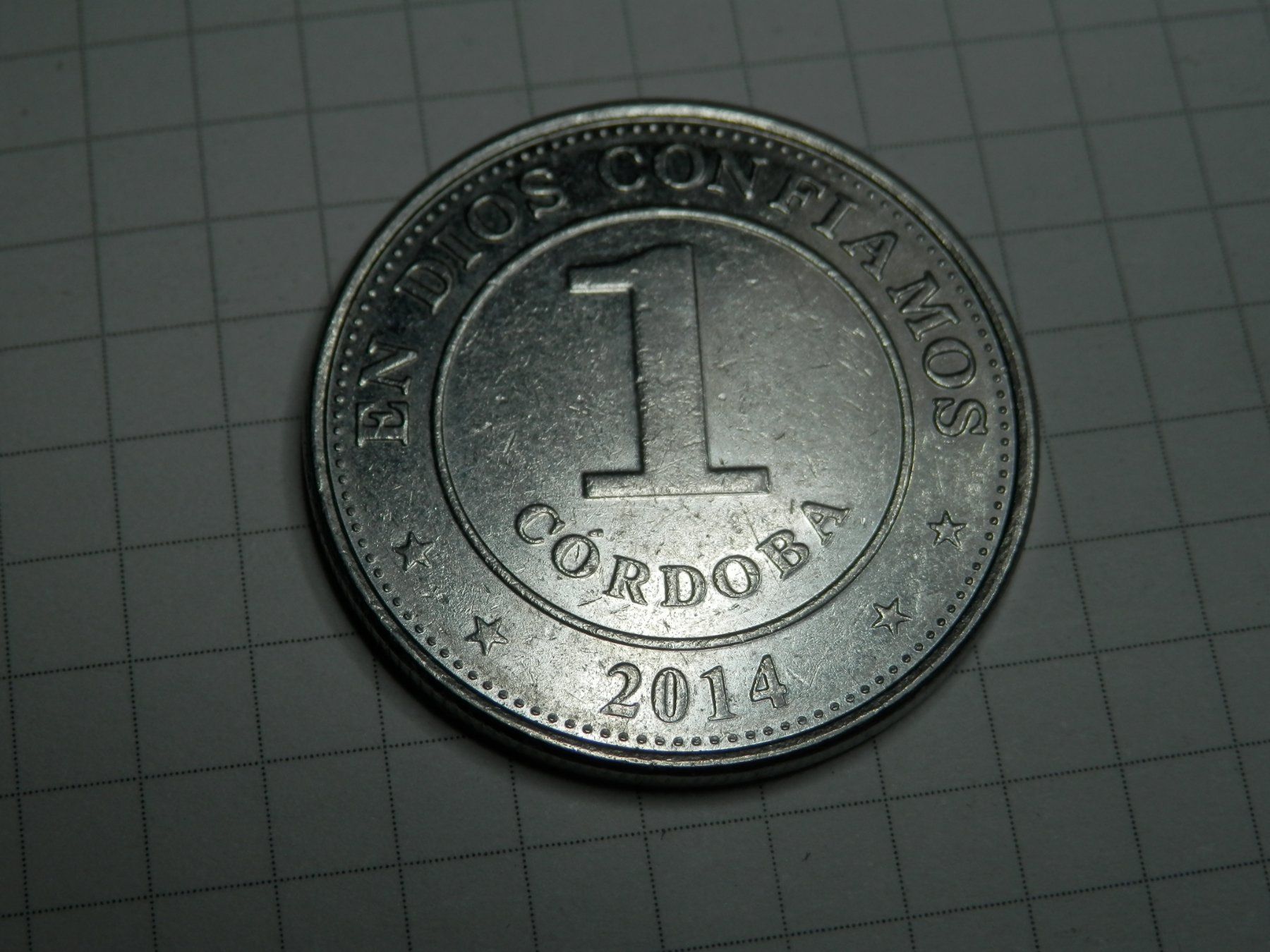 Tutti le monete: Nicaragua  1 Cordoba, 2014 – Usato da Weiach venduto da weiach81