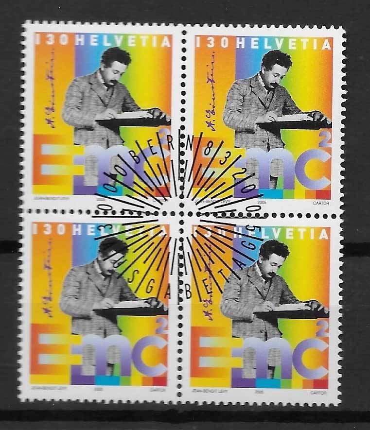 Tutti i francobolli: B1156 - Einstein B4 1er jour – Usato da Trélex venduto da Phil_Albert