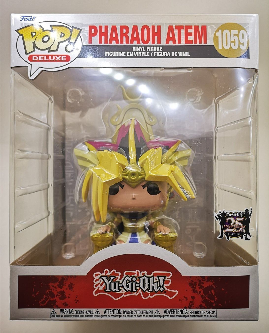 Funko Statuette: Funko Pop Pharaoh Atem (Deluxe) #1059 – Nuovo e nell'imballaggio originale da Riehen venduto da _TheCollectorShop_