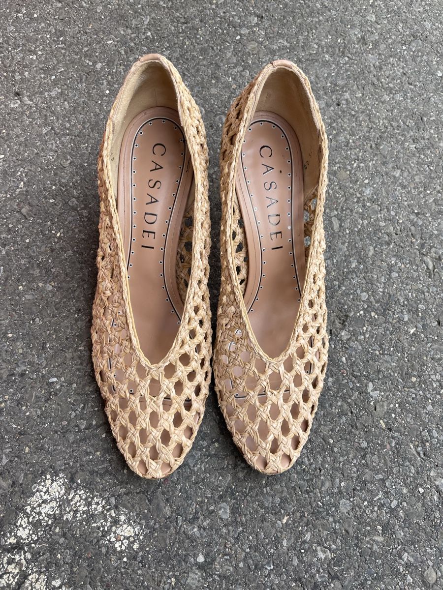 Casadei Damenschuhe: Casadei Pumps geflochten Grösse 40 – Gebraucht aus Baar von sabisun66