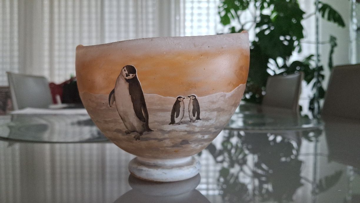 Daum Vase & Récipients: DAUM NANCY, COUPE "NAVETTE" – D'occasion à Zürich par golden48 4