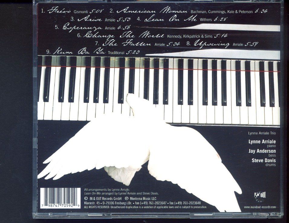 CD: Arise - Lynne Arriale – Usato da Delémont venduto da MaxPlan 1