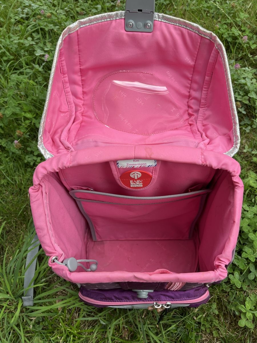 Step by Step Kindertaschen: Step by Step Schultasche lila Sterne Einhorn Mädchen – Gebraucht aus Buochs von Carmelita1980 4