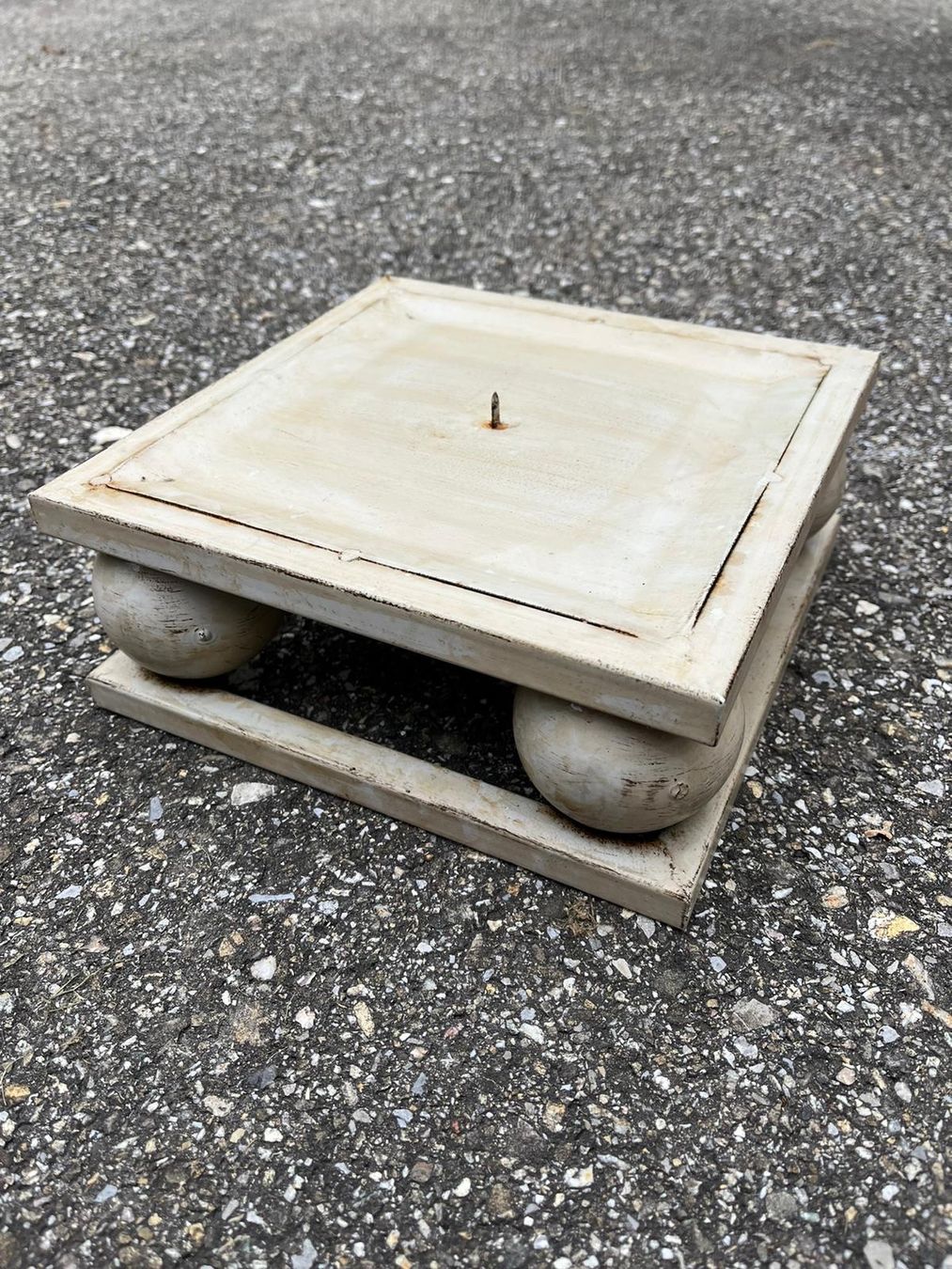 Kerzenständer: 23x23cm Kerzenständer – Gebraucht aus Wiggen von Antoniotto