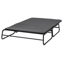 HAMMARN Bettsofa von IKEA, Knisa dunkelgrau/schwarz