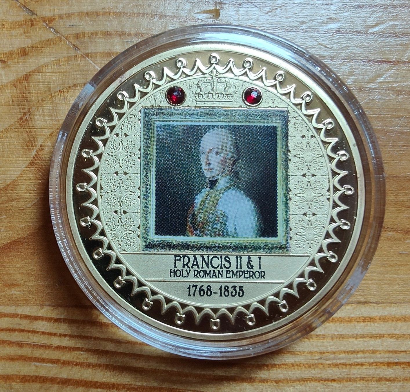 Tutti le monete: Farbmedaille Francis I & II PP – Nuovo e nell'imballaggio originale da Hittnau venduto da stamps_and_coins