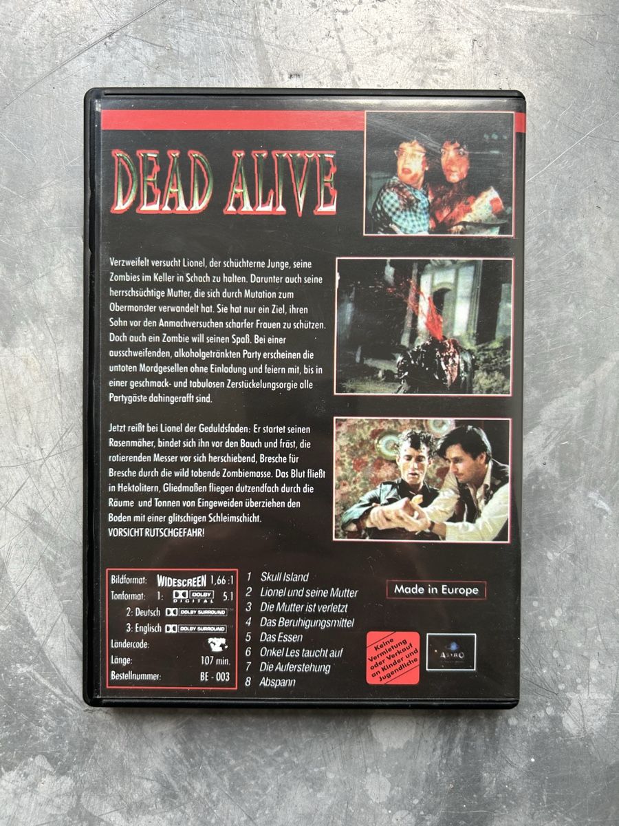 Tutti i DVDs: Dead Alive/Braindead - Blood Edition DVD - Peter Jackson – Usato da Winterthur venduto da lenolson 1
