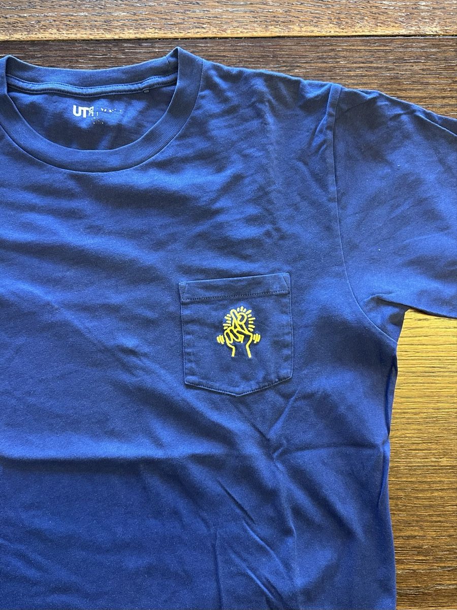 Uniqlo T-shirt: Uniqlo blaues Shirt – Usato da Zürich venduto da davozn 1