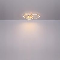 LED Deckenleuchte, Ringe, 68 cm x 55 cm