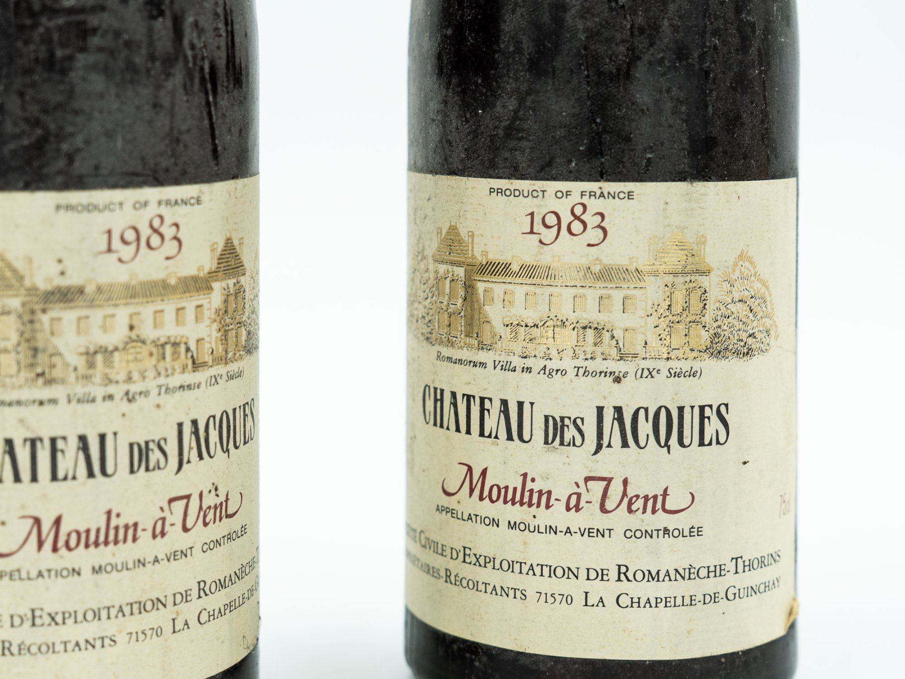 Vino: 2 Weinflaschen Château des Jacques 1983 - Ref. 05/33 – Usato da Au ZH venduto da BrockiAu 7
