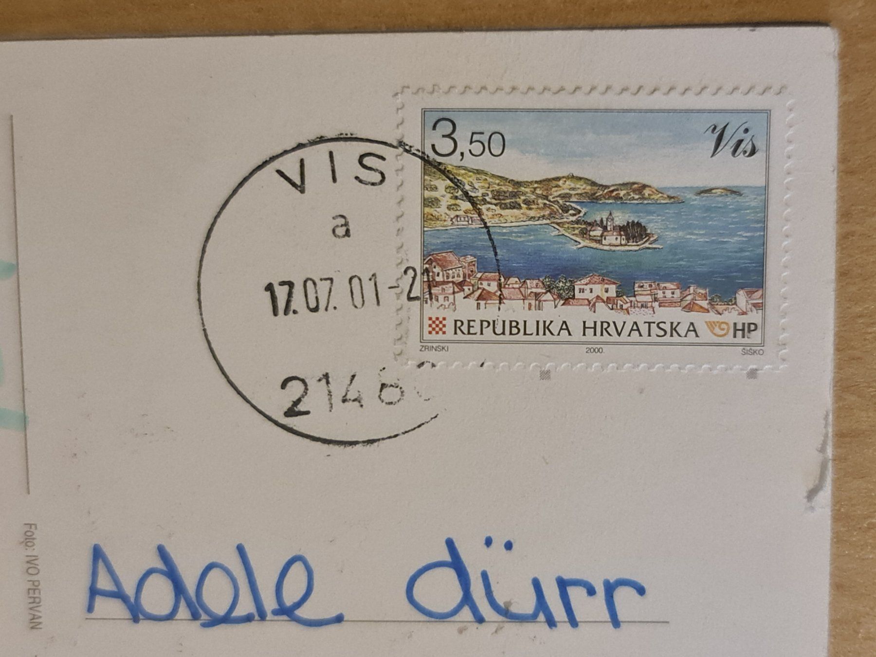 Cartoline postali: Ansichtskarte Vis Zagreb Kroatien – Usato da Dintikon venduto da Vexi 1